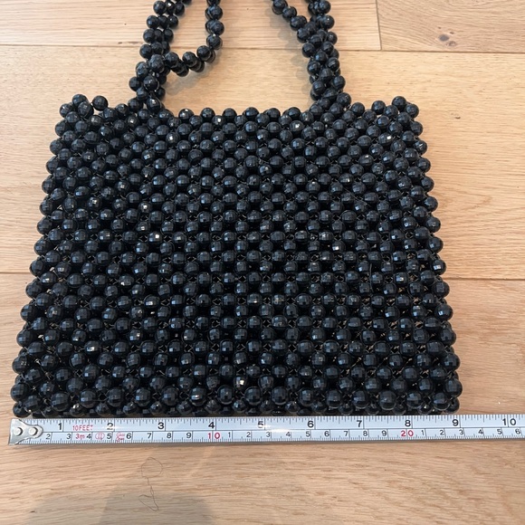 Black Beaded Women’s Evening Bag - Picture 7 of 8